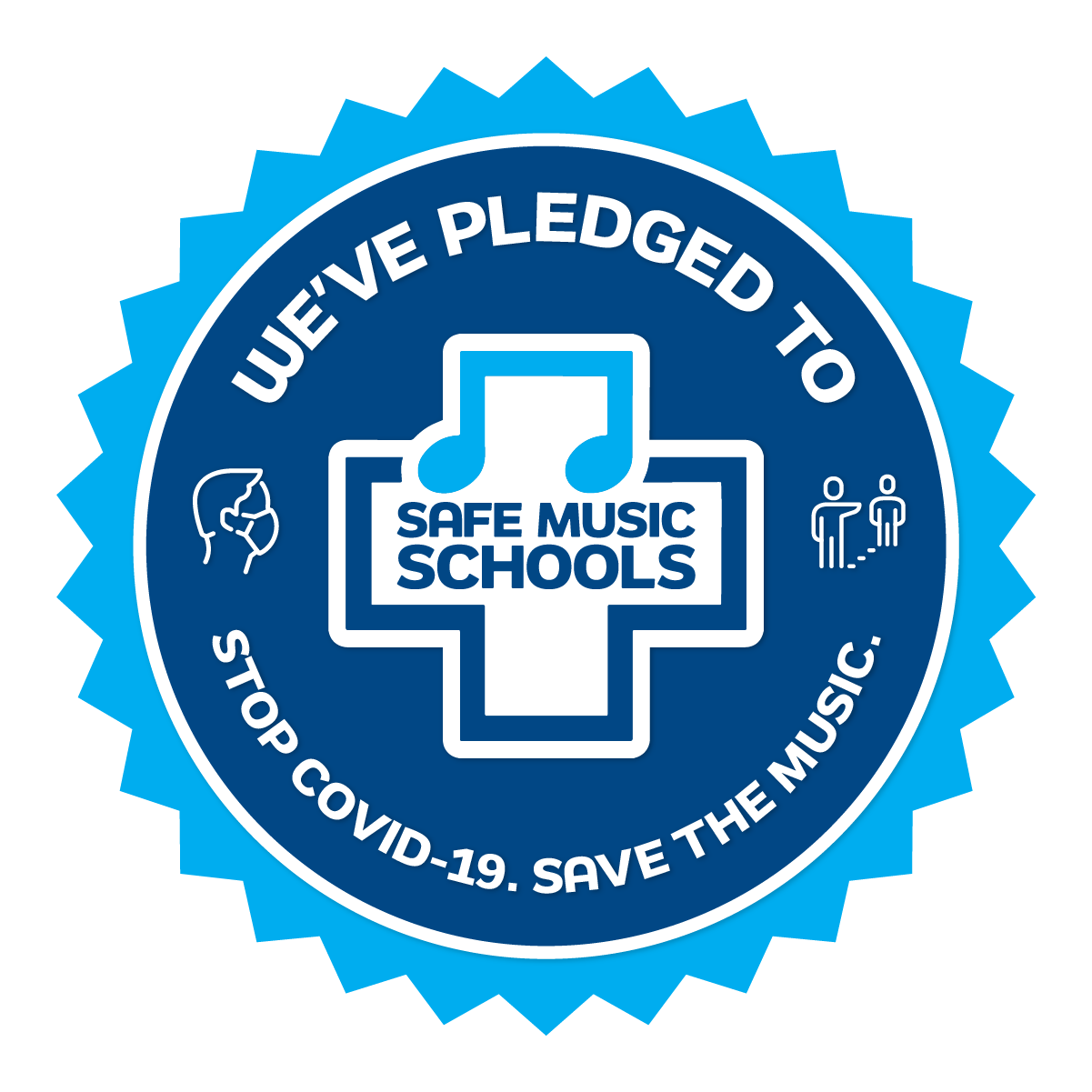 Safe Music School Badge